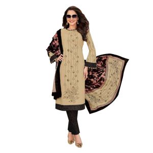Women's printed cotton dress material