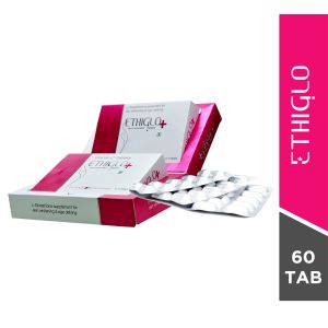 Ethiglo Plus Skin Whitening Tablets -60 Tablets