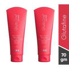 Glutafine Rich Creamy Skin Lightening Face Wash-70gm (Pack Of 2)