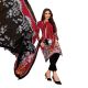 Women's printed casual cotton dress material in maroon
