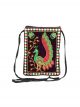 Traditional Embroidery Velvet Mobile Pouch