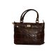 Lely's  Leather Brown Hand Bag For Women