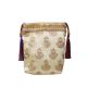 Women's Ethnic raw silk cross body sling bag