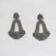EMM's Silver Long Kundan Jewellery Earrings For Women