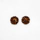 EMM's Fancy Crystal Stud Earrings For Women (Brown)