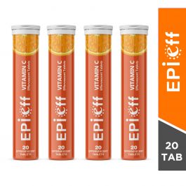 Epieff Vitamin C Skin Lightening Effervescent Tablets Pack Of 4